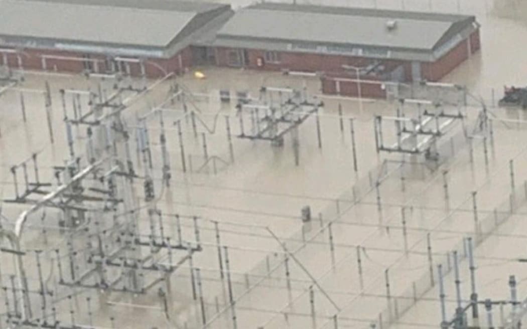 Flooded substation
