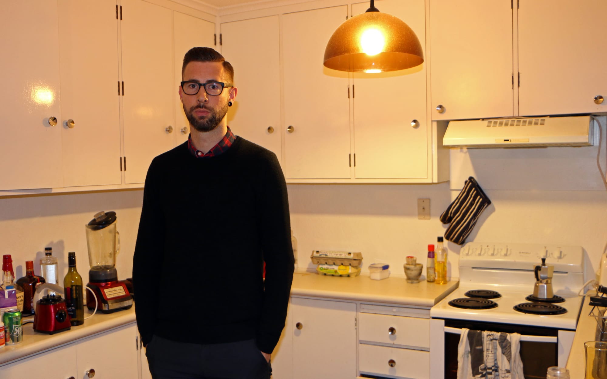 David Flyger says he didn't envisage still renting in his thirties