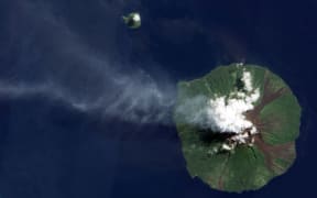 Manam Volcano in Papua New Guinea's Madang province.