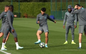 Tottenham Hotspur FC training - Heung-Min Son.