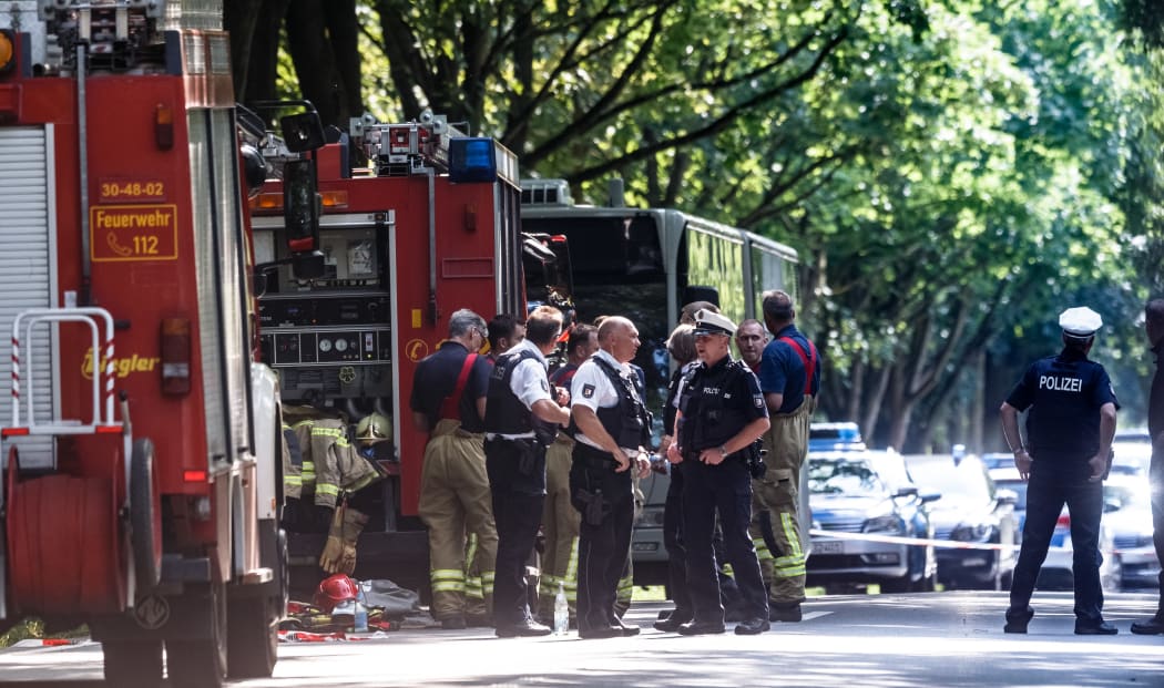Several people have been injured in a knife attack on a bus in the German city of Lübeck.