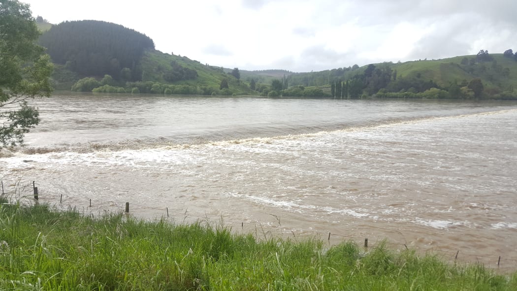 Water continues to pour into flood plains near Dunedin.