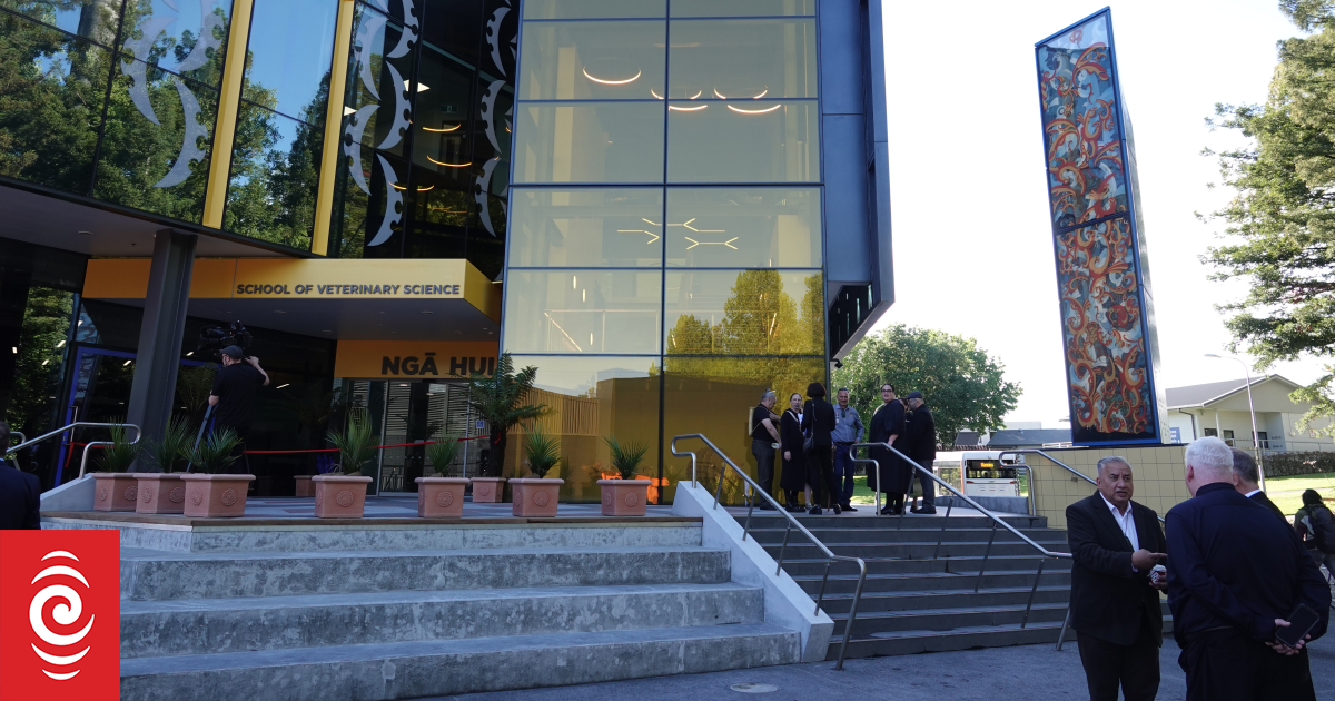 Massey University's vet school officially opens $160 million revamp