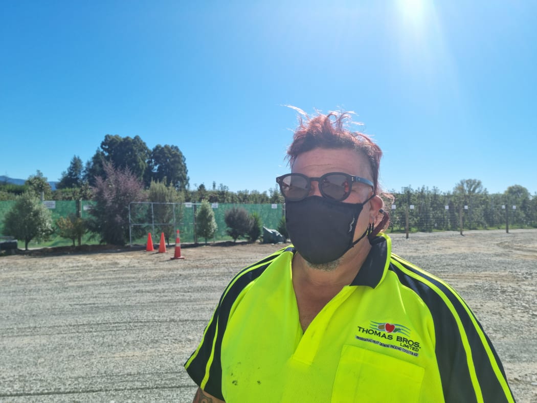 Lawrence Hill moved to Nelson to take up a job as a forklift driver for Thomas Brothers, with hopes to stay in the region after the harvest ends.