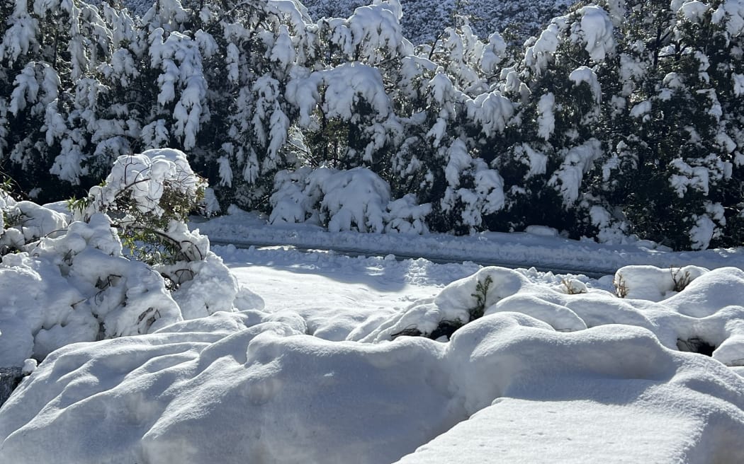 Snow at Arthur's Pass on August 19th