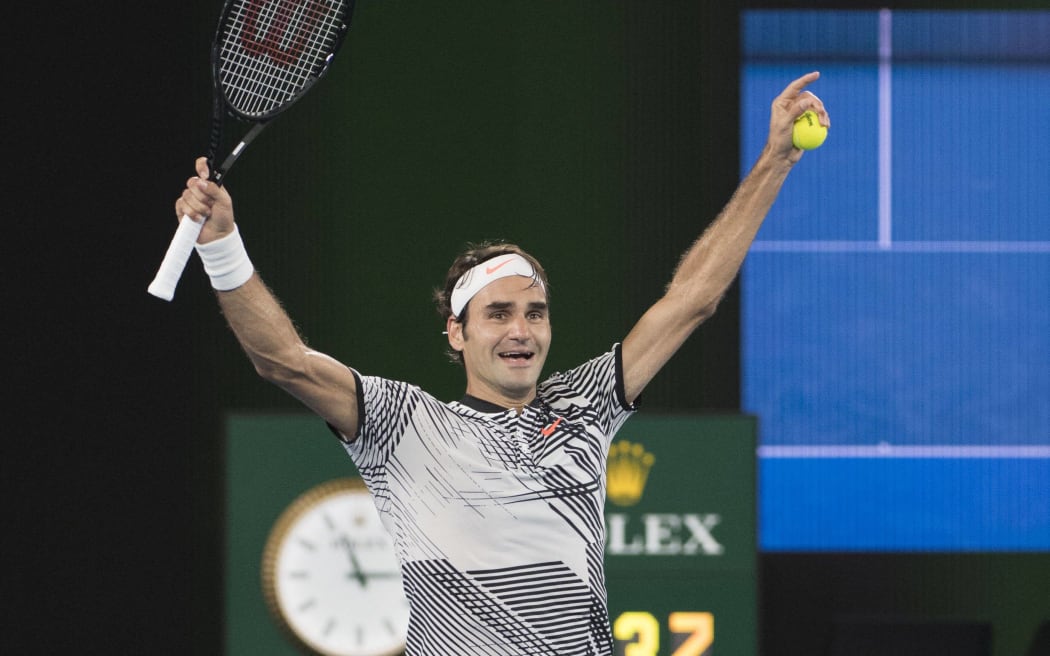 Roger Federer wins 2017 Australian Open.