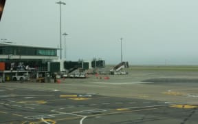 Empty tarmac at Wellington airport.