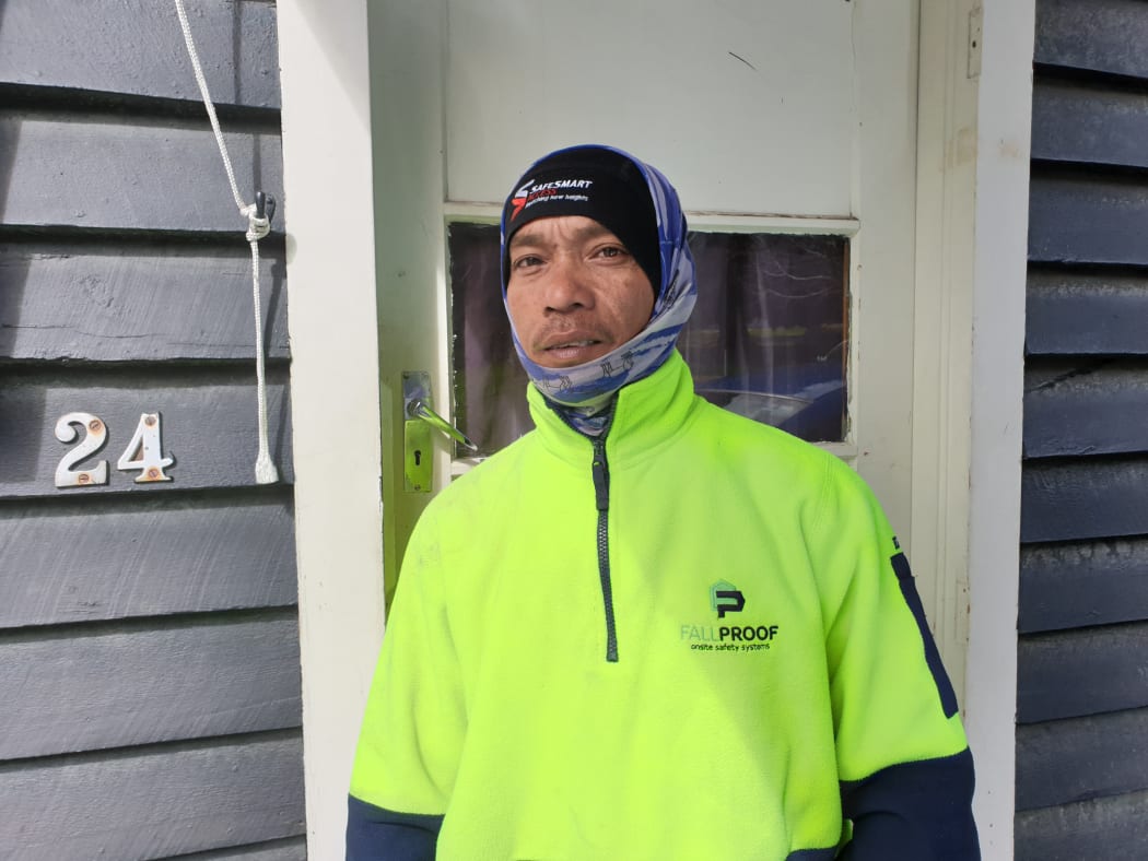 Lakeview camping ground resident Noriel Lasac.