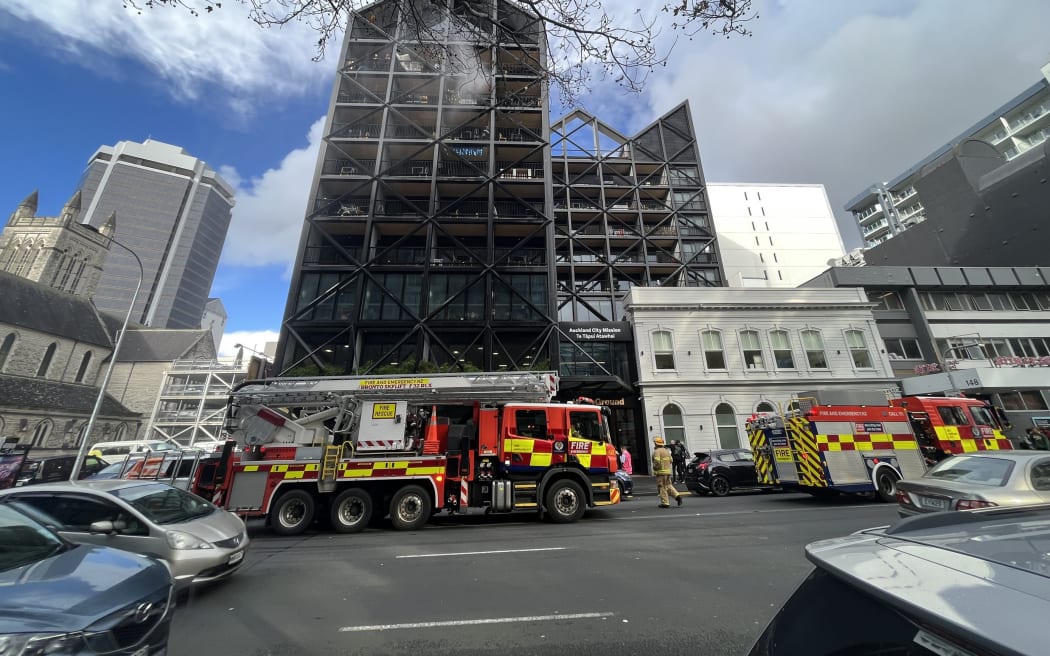 Fire at Auckland City Mission