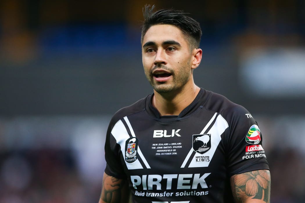 Kiwis halfback Shaun Johnson during 2016 Four Nations