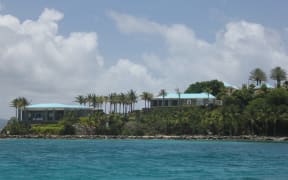 Epstein's private island of Little St James, in the US Virgin Islands.