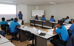 Papua New Guinea's Accident Investigation Commission staff.