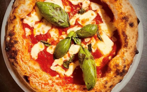A pizza by Auckland restaurant Dante's