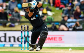 Ross Taylor top scored for the Black Caps.