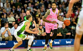 Jonah Bolden of the Breakers.
New Zealand Breakers v S.E. Melbourne Phoenix, round 2 of the Australasia NBL at Spark Arena, Auckland, New Zealand on Sunday 29 September 2024.
Photo: Alan Lee / www.photosport.nz