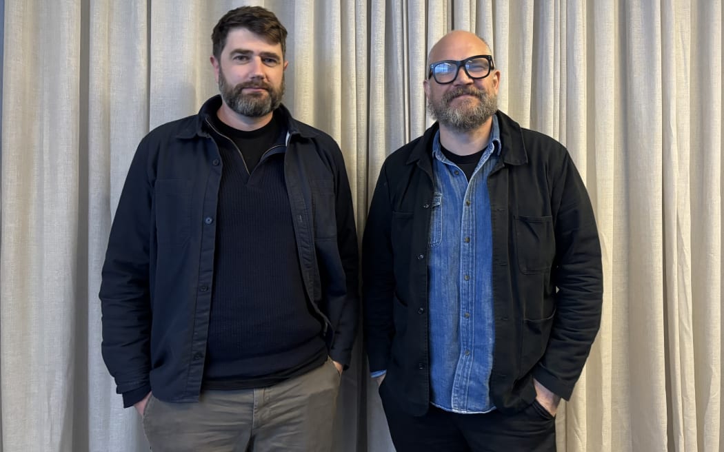 Owners of Fathom VFX, Rhys Dippie (left) and Damon Duncan.