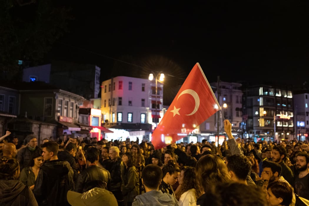Thousands of supporters of Istanbul Mayor Ekrem Imamoglu protest the rerun of Istanbul election on May 06, 2019 in Istanbul, Turkey after Republican People's Party's (CHP) candidate Ekrem Imamoglu was apparently selected as mayor.