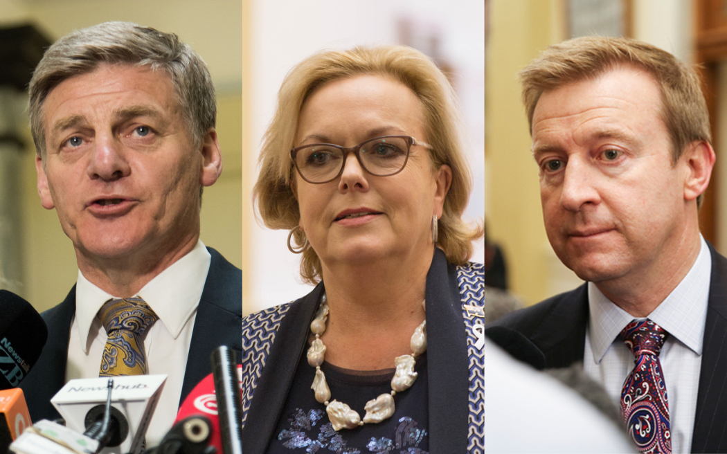Bill English, Judith Collins, Jonathan Coleman.