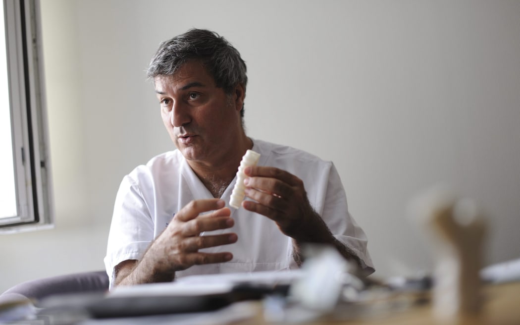 Surgeon Paolo Macchiarini at the Karolinska Institute, Stockholm, in 2013.