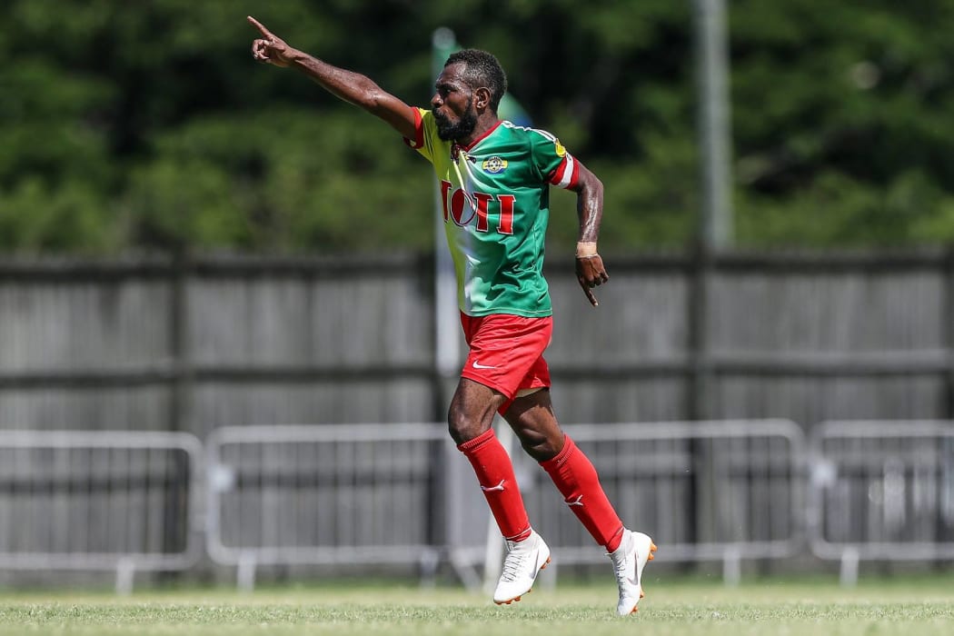 Captain Raymond Gunemba was the hat-trick hero for Toti City FC.