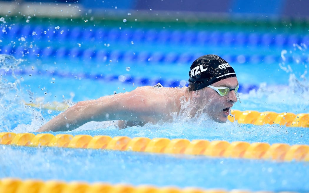 Lewis Clareburt 200m Individual Medley semifinals Tokyo Aquatics Centre, Tokyo, Japan, Tokyo 2020 Olympic Games. Thursday 29 July 2021.