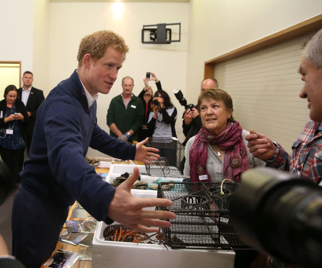 Many of those who met Prince Harry described him as 'easy to talk to'.