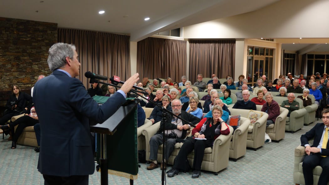 John Palino campaigning in Manurewa. Research shows the older, white and wealthier are more likely to vote.