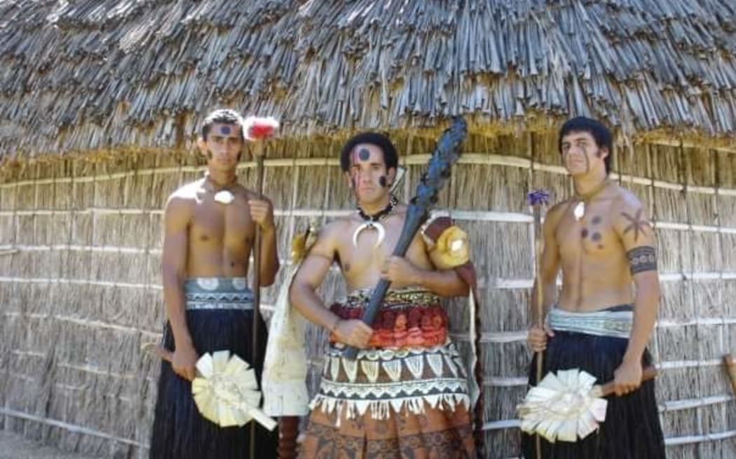 Young Fijian men will perform a meke wau (club dance) and meke iri (fan dance) on Saturday.
