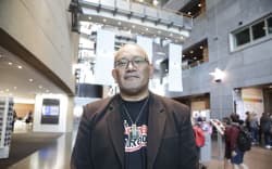 04072016 Photo: Rebekah Parsons-King. Maori language week kicks off with a parade from Wellington Train Station to Te Papa. 4000+ people paraded through wellington to promote Te Reo. Ngahiwi Apanui, Chief Executive, Maori Language Commission.