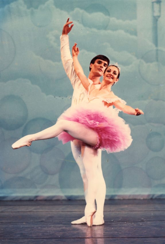 Pauline Tronson and Tim Storey in Tchaikovsky's Nutcracker ballet.