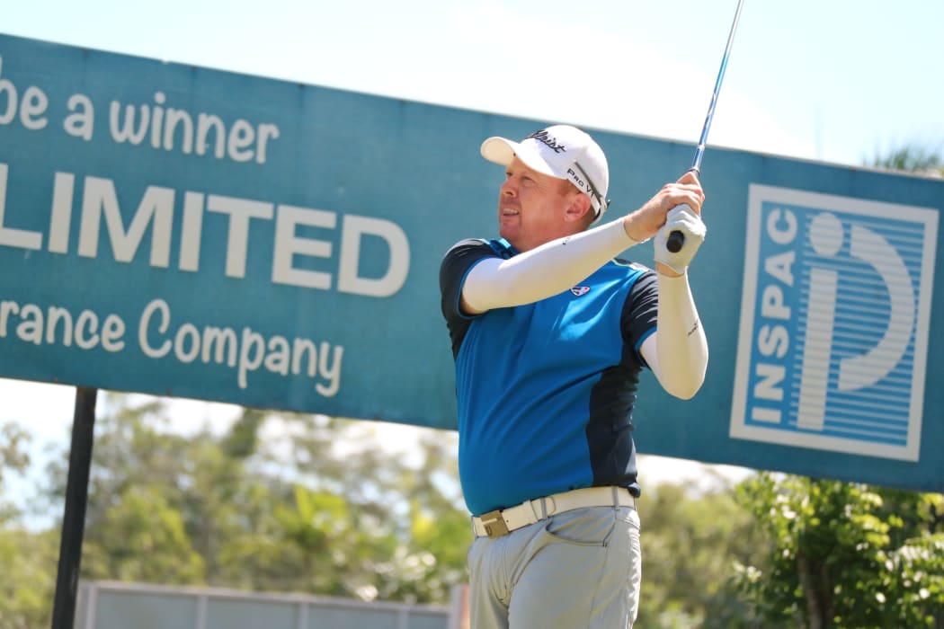 Australian golfer Steven Jeffress led the field at the halfway point in the 2019 Papua New Guinea Open.
