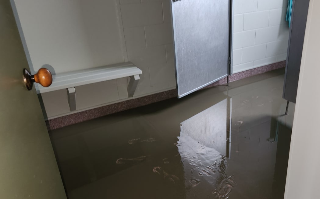 The flooding inside the Wairoa Yacht Club on Kopu Road reached its highest level the club had seen, says commodore Adrian Mayhead.
