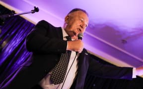 Shane Jones has just told the NZ First crowd dinner has served, saying the party is off to Wellington tomorrow. "The election results are coming in and although politicians should always be wary about statistics, they are reflecting what our leader Winston Peters and pollsters have been saying."