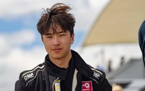 Kāpiti racing driver Yoshi Comeskey.