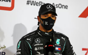 British F1 driver Lewis Hamilton.