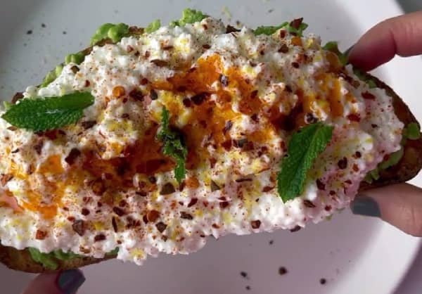 cottage cheese on toast