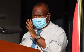 PNG's prime minister James Marape announces eight new Covid-19 cases in Port Moresby, urging all residents of the capital to wear masks. 21 July 2020.