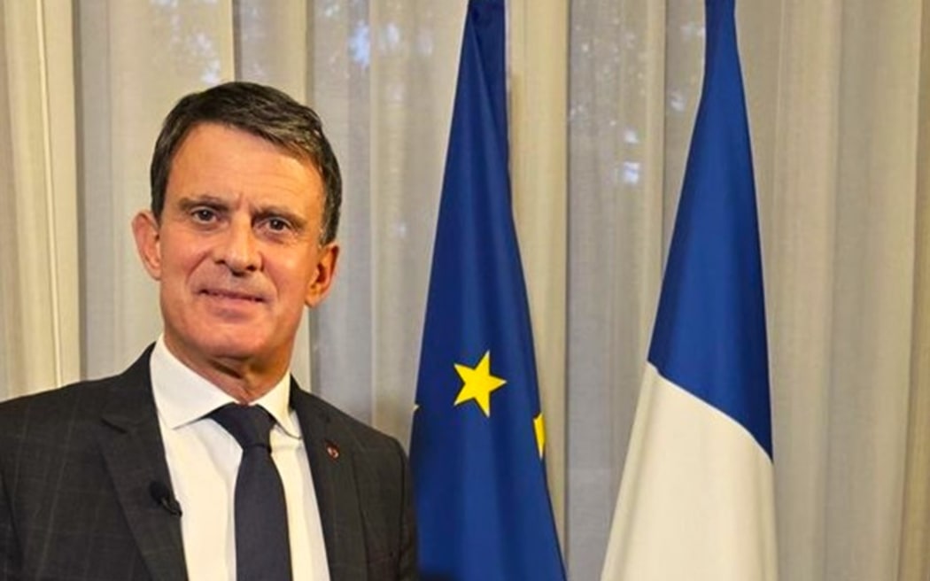 Manuel Valls after taking office as Minister for French Overseas