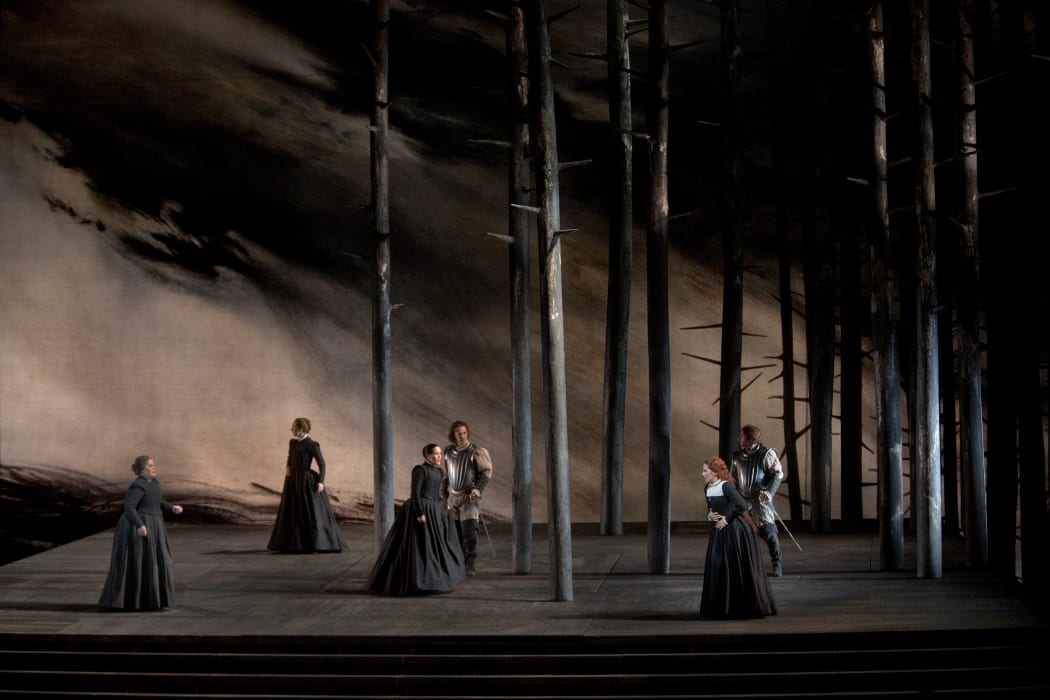 A scene from Maria Stuarda at The Met
