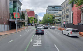 Hobson St in the Auckland CBD.