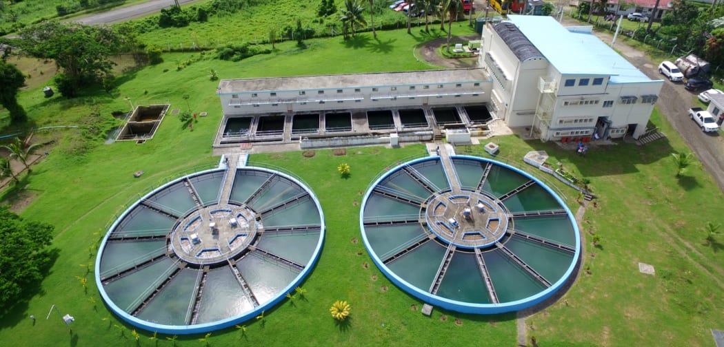 A water treatment plant in Fiji.