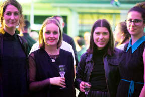 Emerging designers L-R Grace REdgrave, Sarah Parker, Megan Stewart and Alana Cooper
