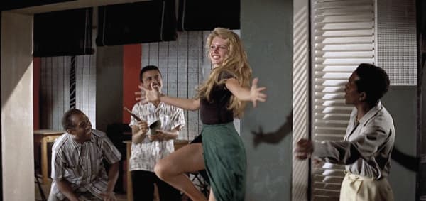 Brigitte Bardot in And God Created Woman (Et Dieu... créa la femme), 1956, directed by Roger Vadim.