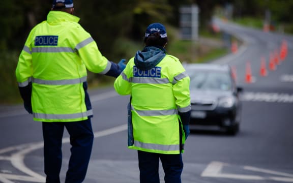 Border checkpoint in the far north