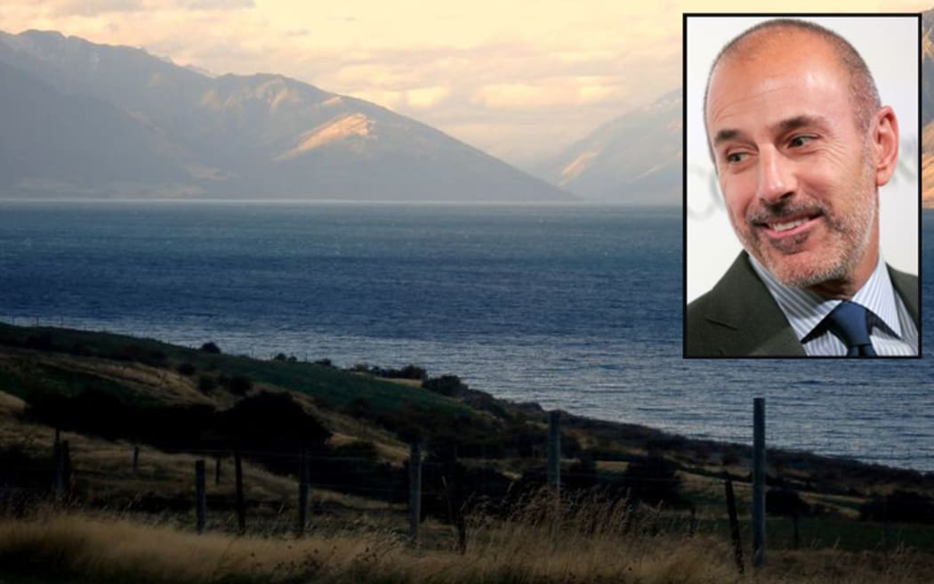 Matt Lauer and Hunter Valley Station