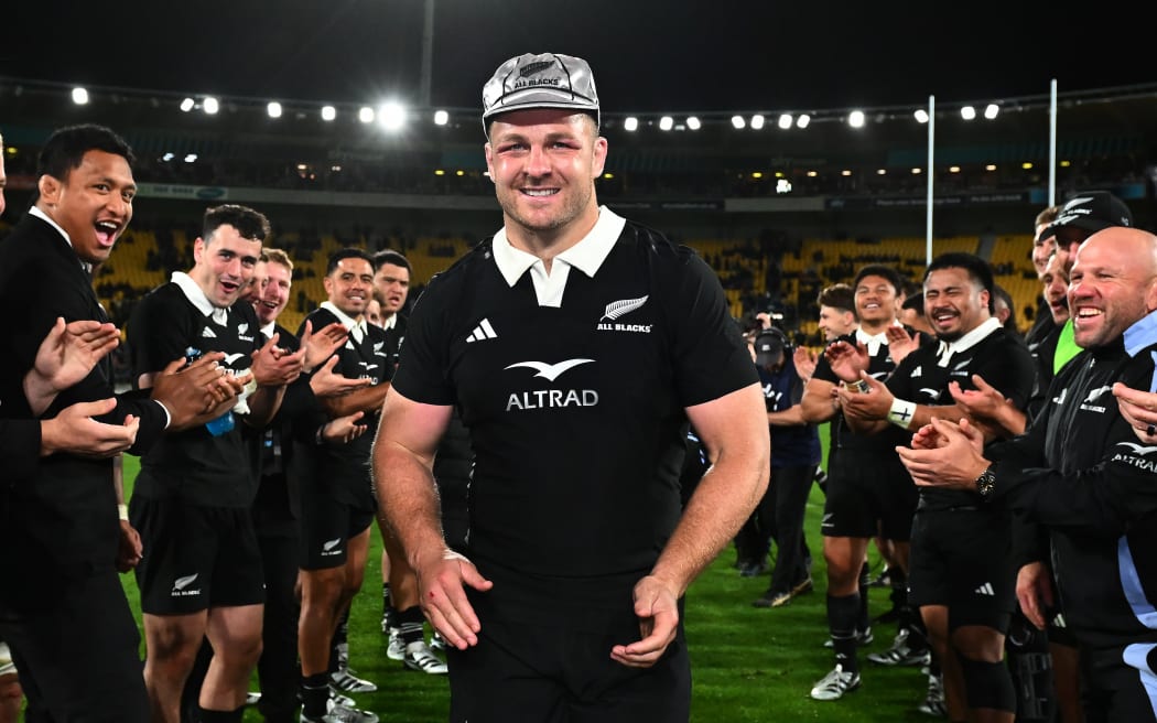 New Zealand's Sam Cane, 2024 Bledisloe Cup, New Zealand All Blacks v Australia Wallabies. Sky Stadium, Wellington. Saturday 28 September 2024.
© Mandatory credit: Kerry Marshall / www.photosport.nz