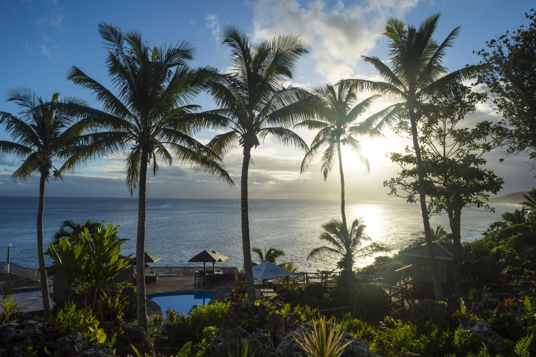 A resort in Niue