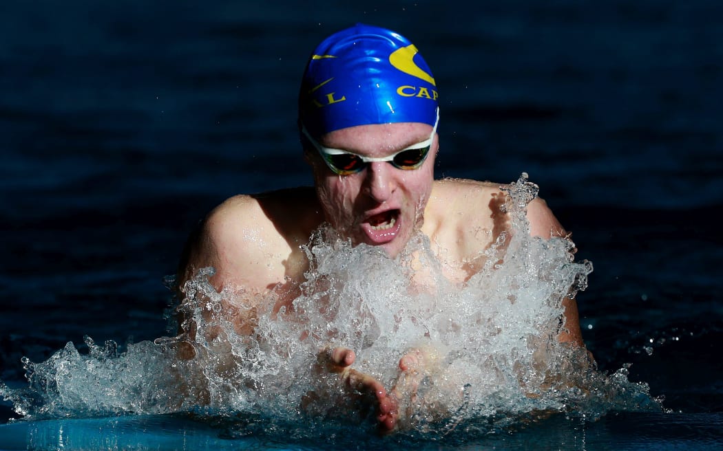 Lewis Clareburt, Wellington and New Zealand swimmer.