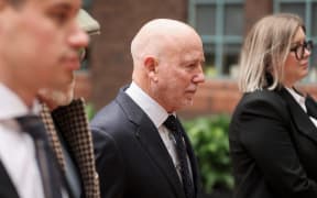 Philip Polkinghorne arrives at the Auckland High Court for the first day of his trial for the murder of his wife Pauline Hanna
New Zealand Herald photograph by Michael Craig 29 July 2024