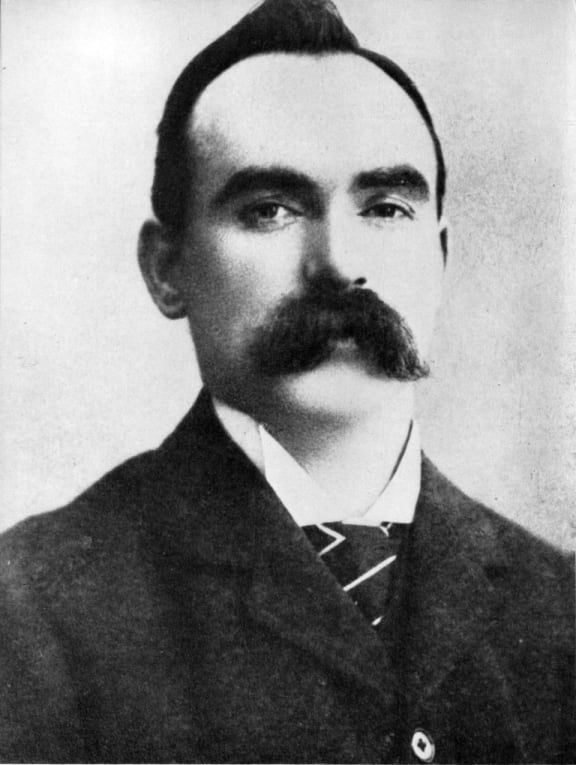 The rebel leader James Connolly who was executed by the British.
